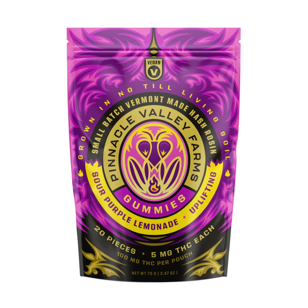 sour purple lemonade gummies