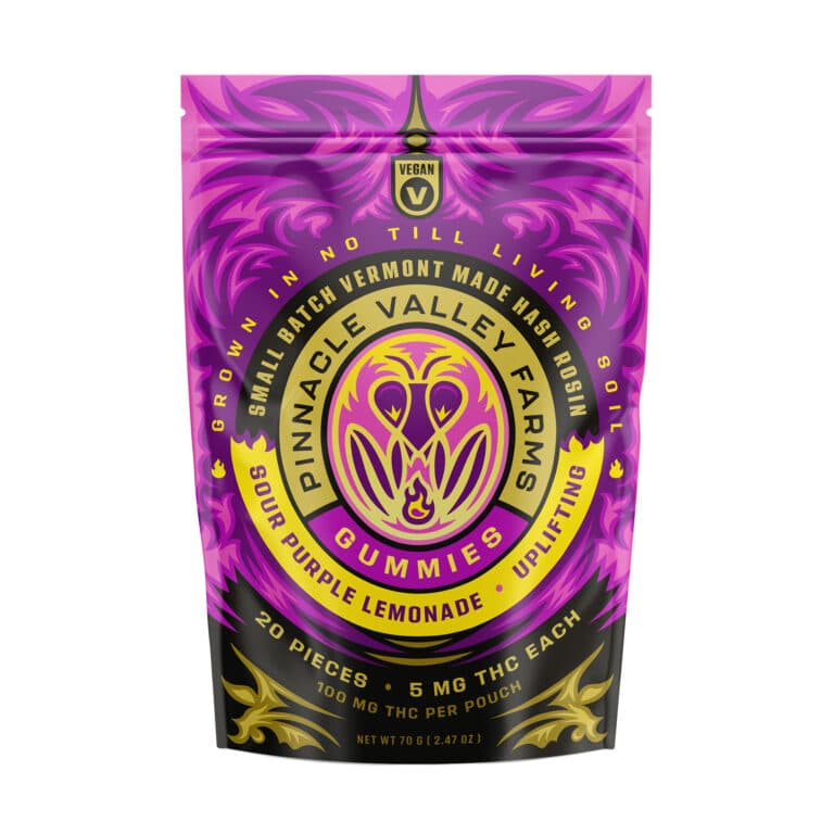 learn more about Sour Purple Lemonade Hash Rosin Gummies