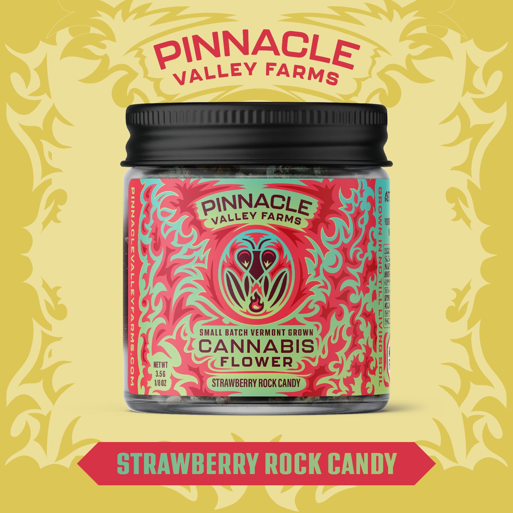learn more about Strawberry Rock Candy